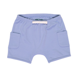 Cotton Shorts in Chambray Blue