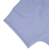 Cotton Shorts in Chambray Blue