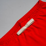 Cotton Shorts in Engine Red