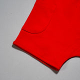 Cotton Shorts in Engine Red