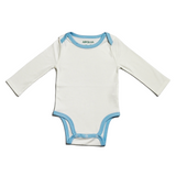 Baby Essentials Bundle in White with Chambray Blue