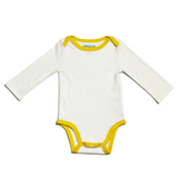 Baby Essentials Bundle in White with Misted Yellow